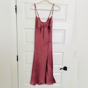 Free People Satin Midi Dress